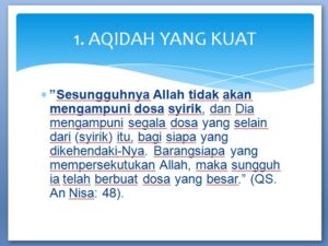 Aqidah yang kuat