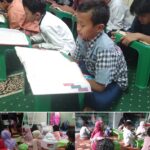 Suasana hari pertama PTS Santri TPA Assyukur Istiqomah