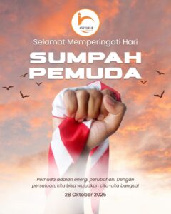 Memperingati Hari Sumpah Pemuda 28 Oktober 2025