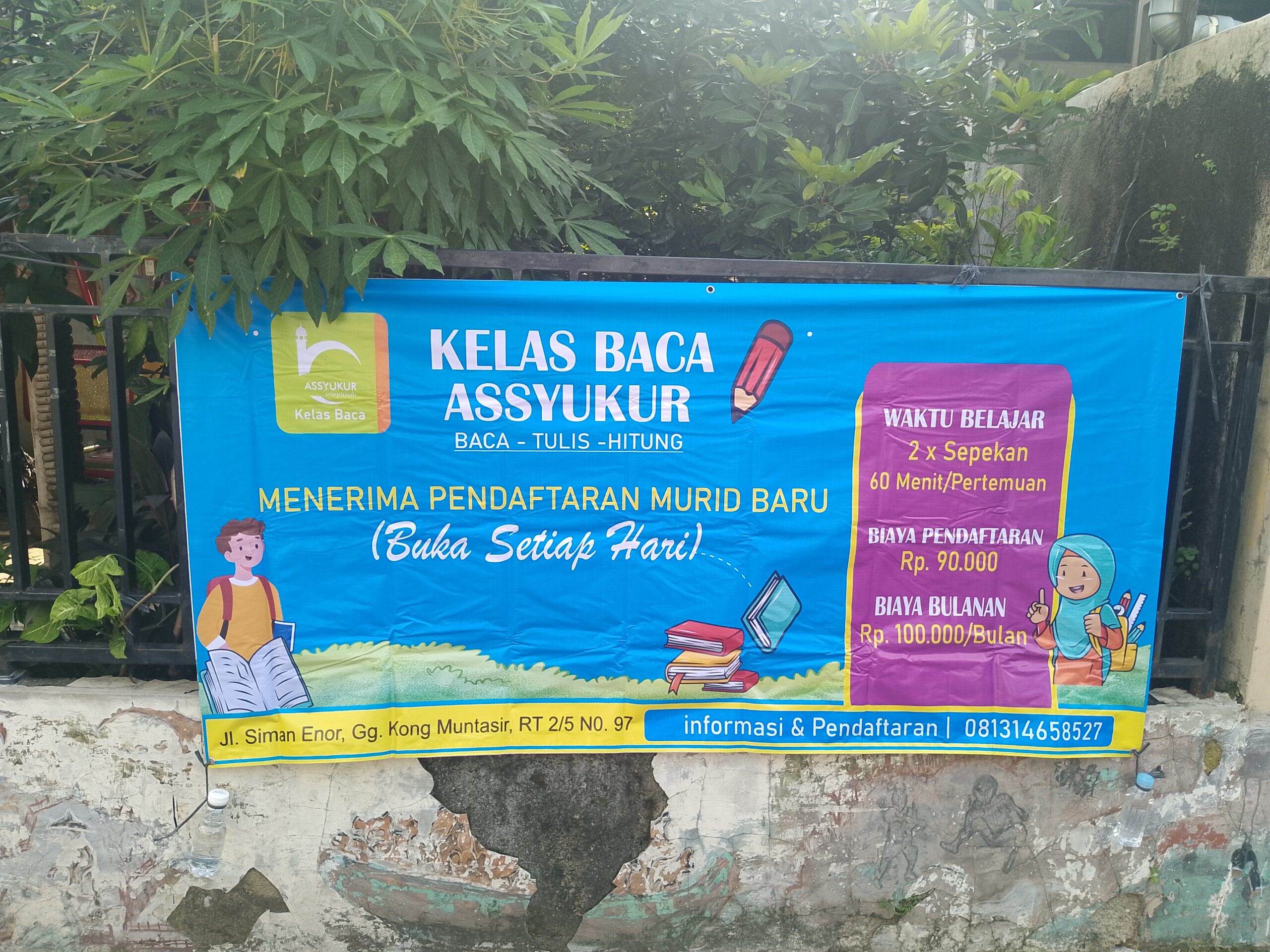 pendaftaran kelas baca assyukur