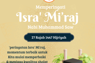 Memperingati Isra' Mi'raj Nabi Besar Muhammad Saw (Hikmah dan Logika)
